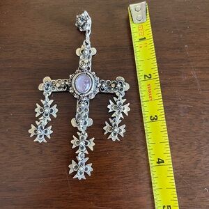 Cross Yalag Sterling Vintagestamp APS Mexico 925 Use for Marriage Religion